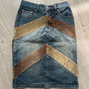 90s DENIM PENCIL SKIRT